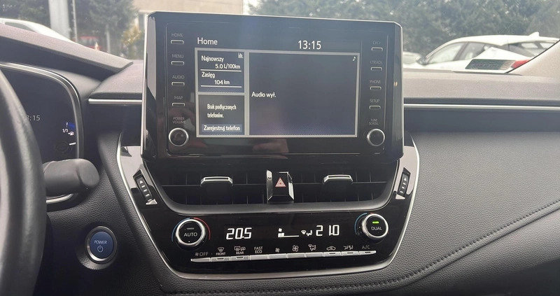 Toyota Corolla cena 94900 przebieg: 103225, rok produkcji 2021 z Nowogród Bobrzański małe 67